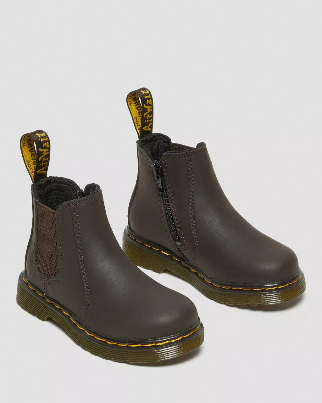 DR MARTENS TODDLER 2976 WILDHORSE LEATHER CHELSEA BOOTS