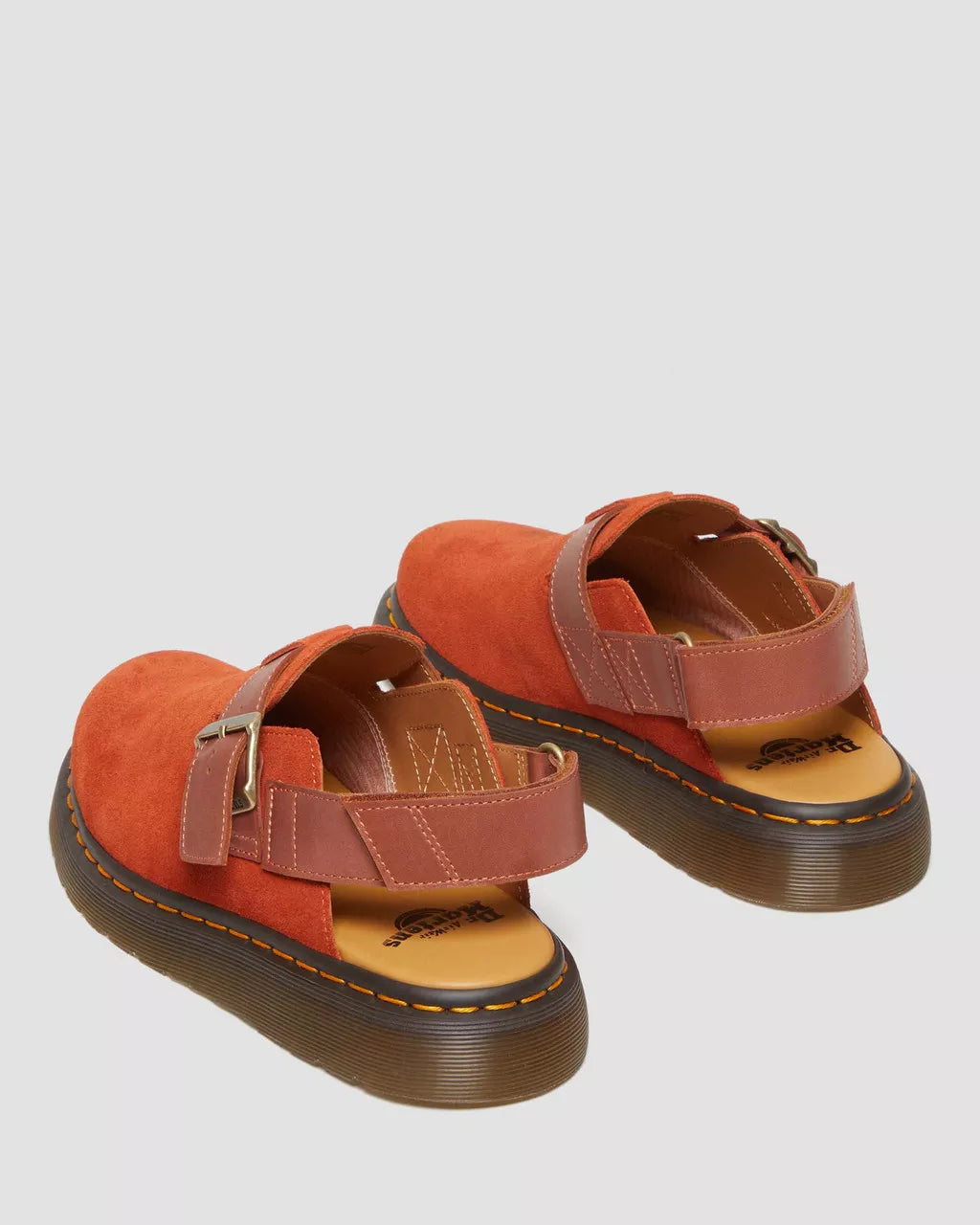 DR MARTENS Jorge II Suede &amp; Leather Slingback Mules