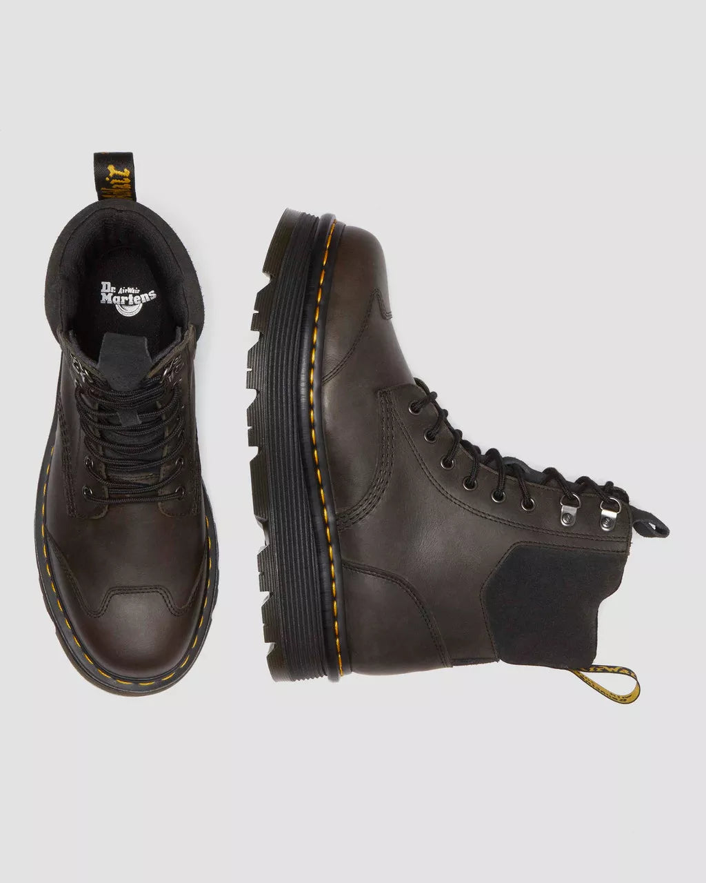 Zebzag Suede &amp; Leather Casual Lace Up Boots
