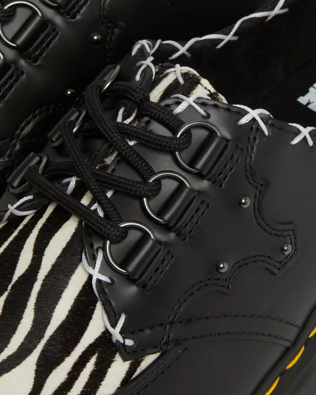 DR MARTENS Ramsey 3-eye Leather Platform Creepers