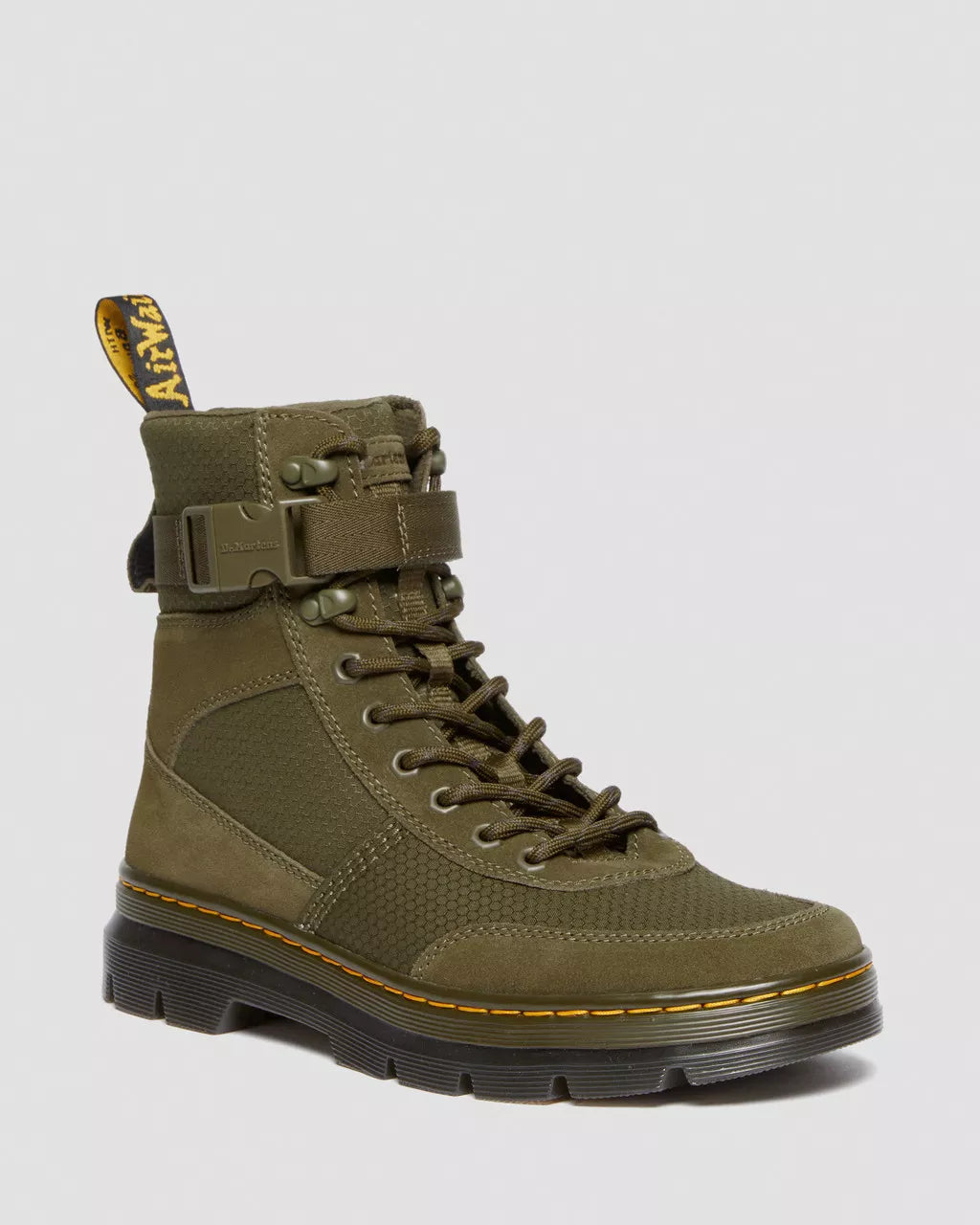 DR MARTENS Combs Tech Suede &amp; Nylon Utility Boots