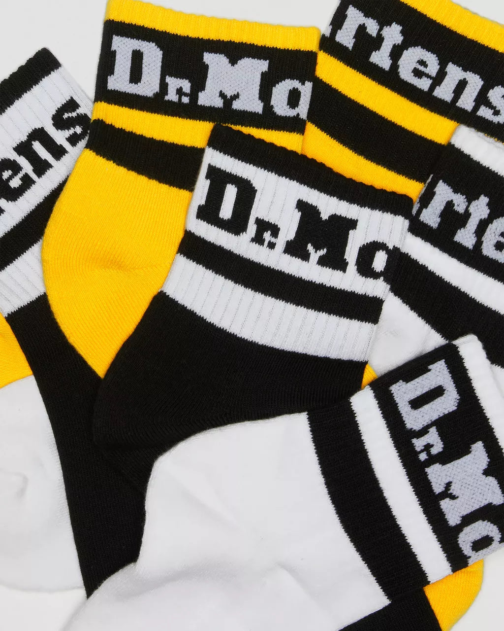 DR MARTENS Athletic Logo 3-Pack Cotton Blend Socks