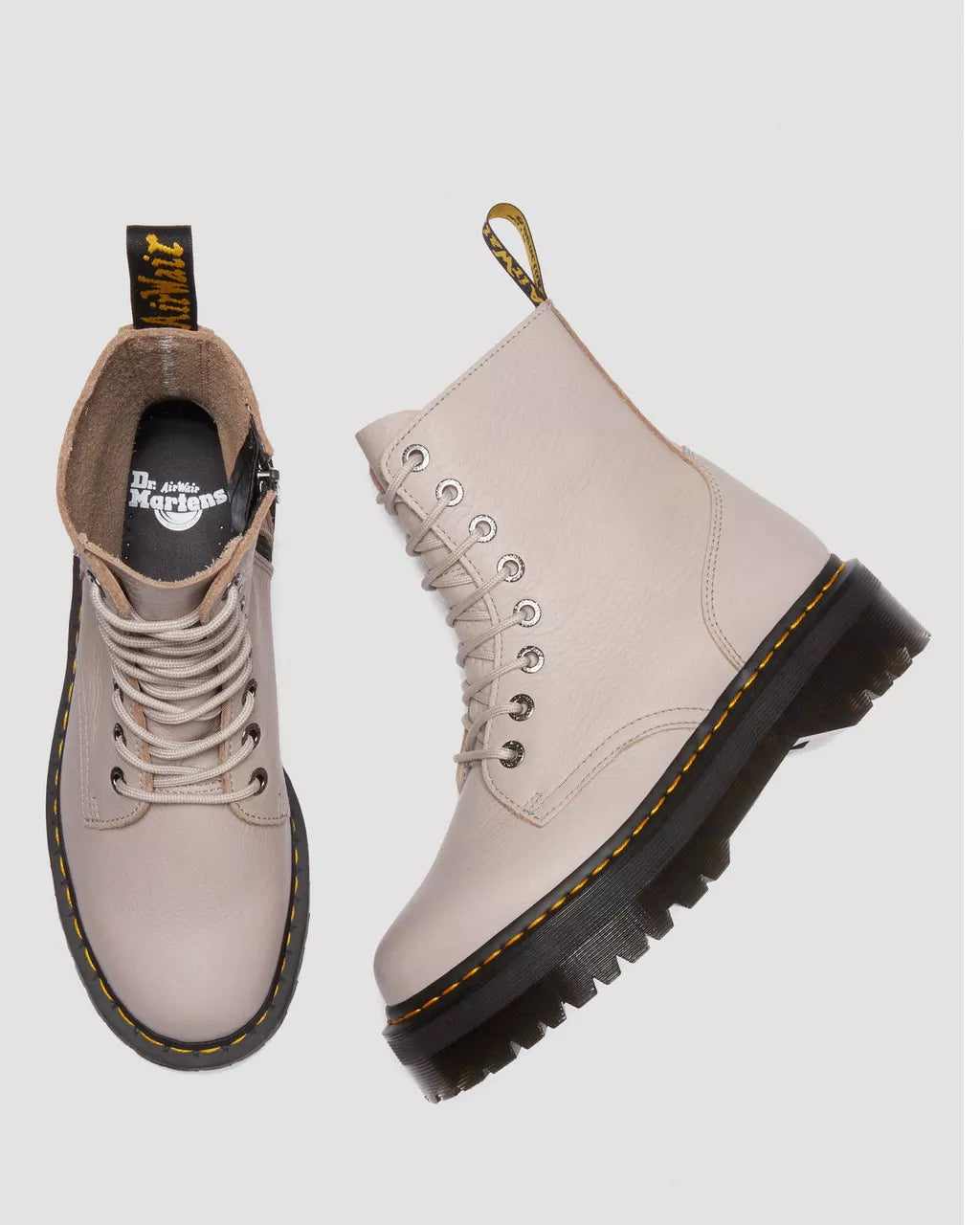 DR MARTENS Jadon III Pisa Leather Platform Boots