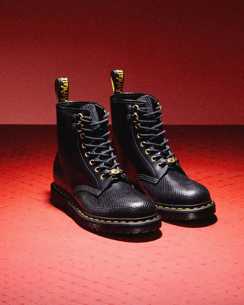 1460 Year of the Snake Leather Lace Up Boots