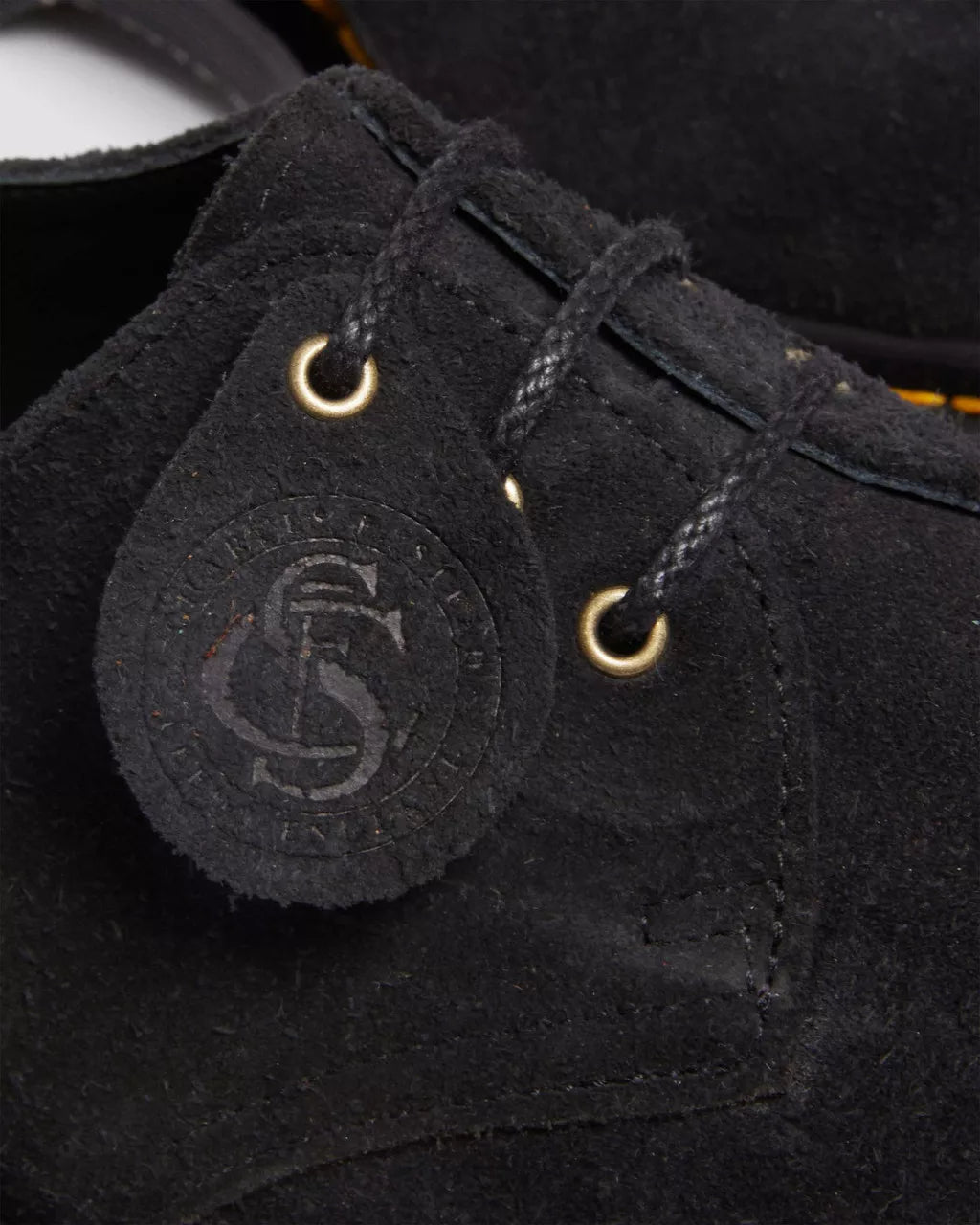DR MARTENS 1461 Bex Made In England Tufted Suede Shoes