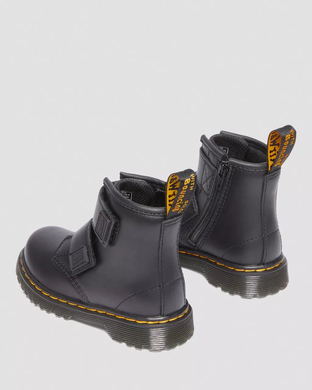 Toddler 1460 Leather Strap Velcro Boots