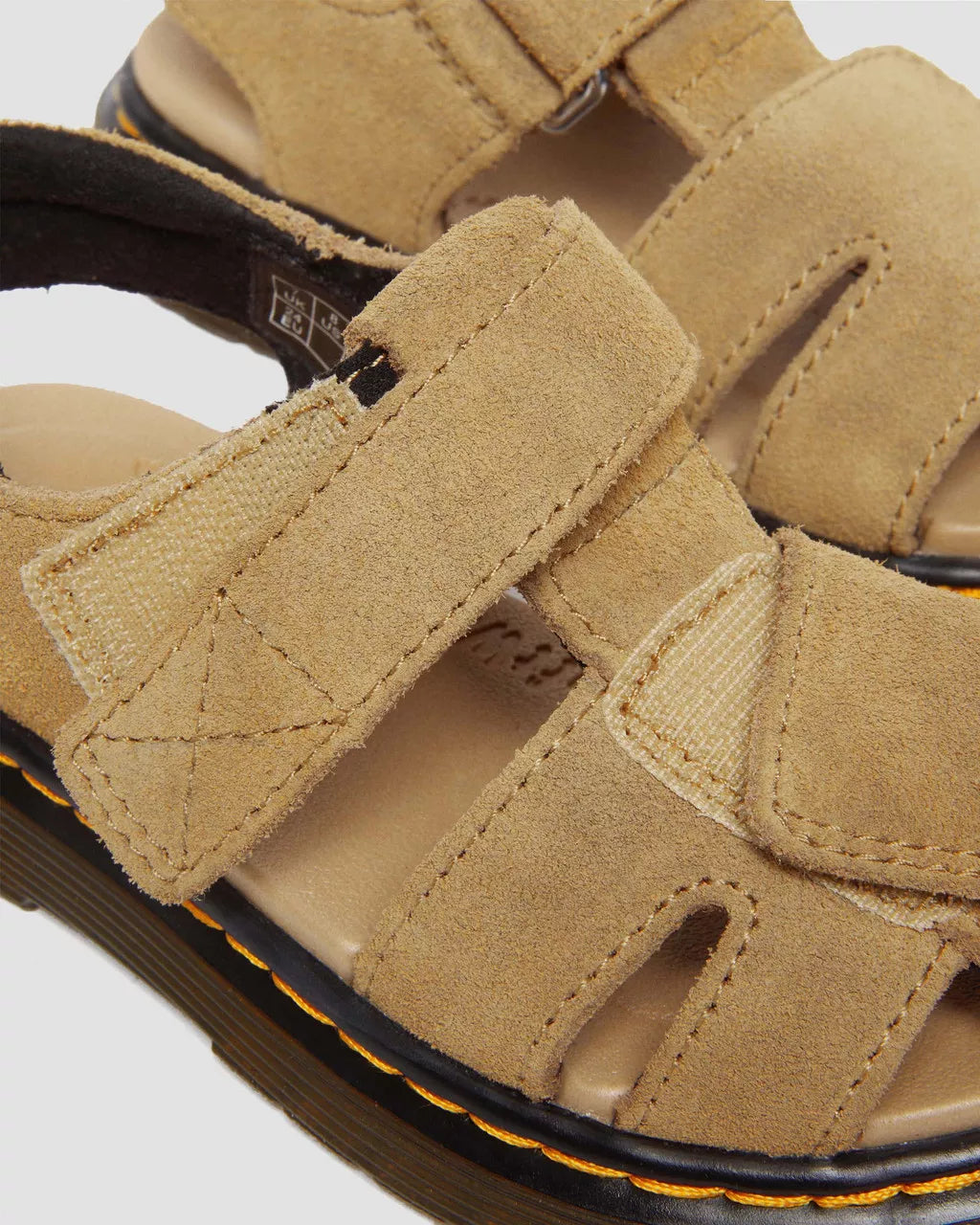 DR MARTENS Toddler Moby II Savannah Tan Bronx Suede