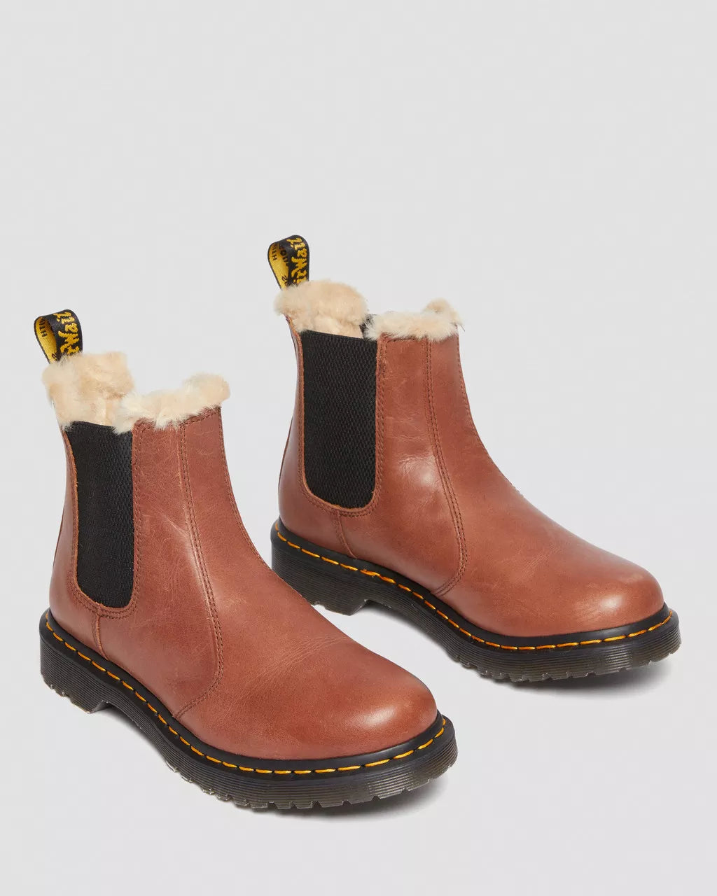 2976 Leonore Faux Fur-Lined Chelsea Boots
