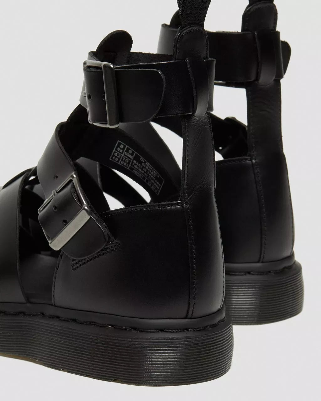 DR MARTENS GERALDO BRANDO ANKLE STRAP SANDALS