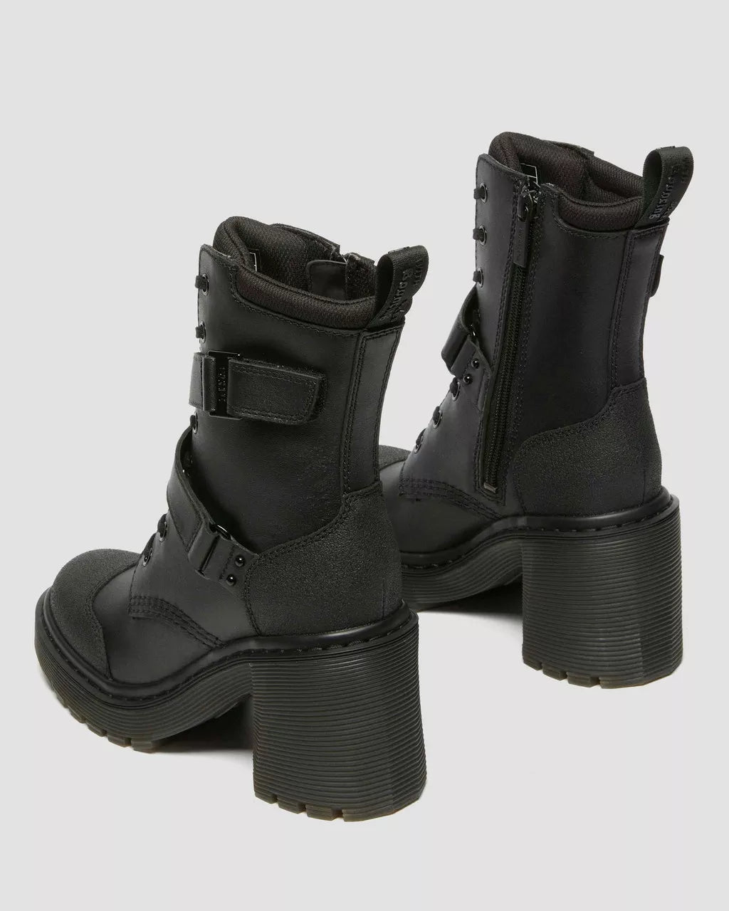 Chesney Tech Strap Eight Eye Heeled Boots