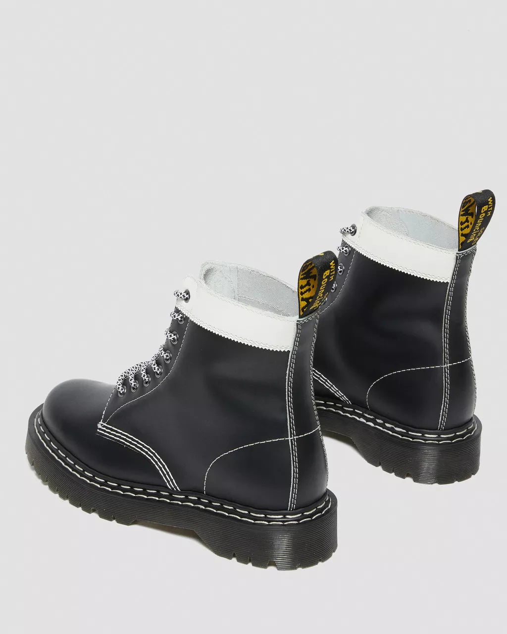DR MARTENS 1460 Pascal Bex Leather Contrast Lace Up Boots