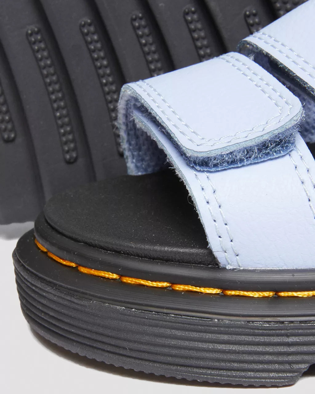 DR MARTENS Junior Klaire Athena Leather Strap Velcro Sandals