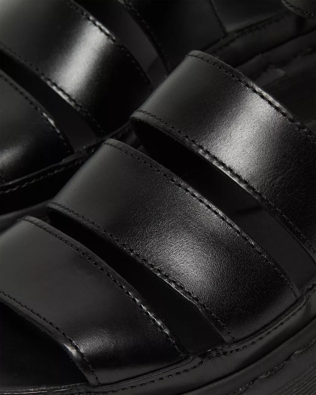 DR MARTENS CLARISSA II LEATHER STRAP SANDALS