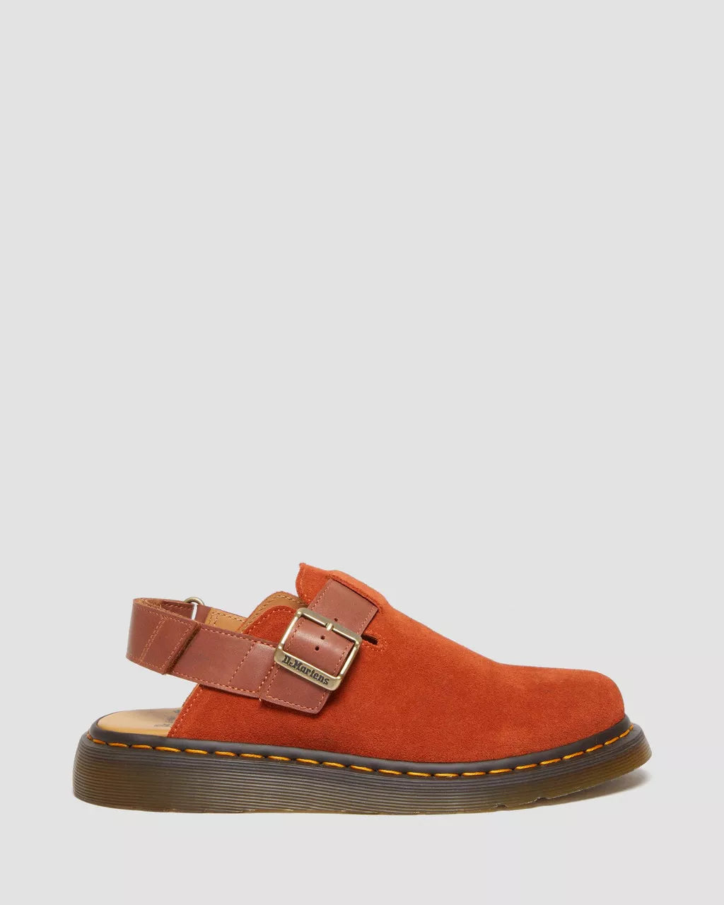 DR MARTENS Jorge II Suede &amp; Leather Slingback Mules