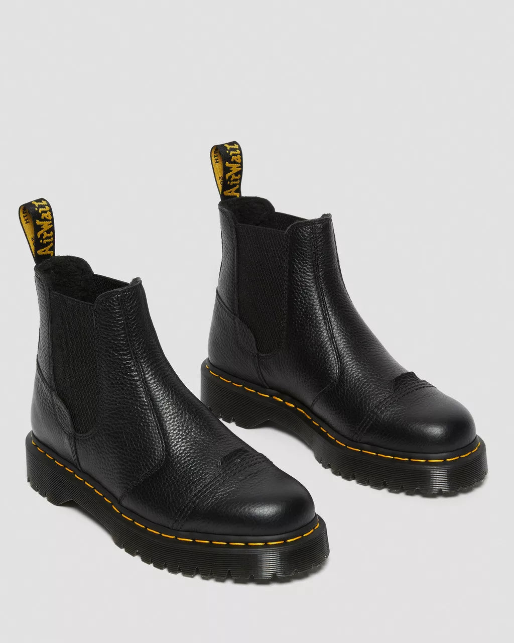 2976 Bex Faux Fur-Lined Platform Chelsea Boots