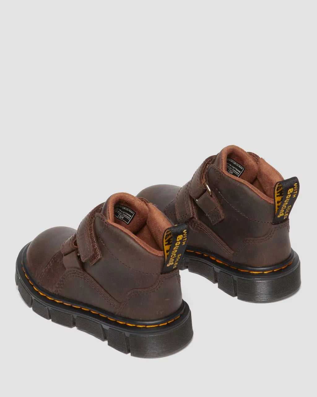 DR MARTENS Toddler Raffe Easy-On Leather Boots