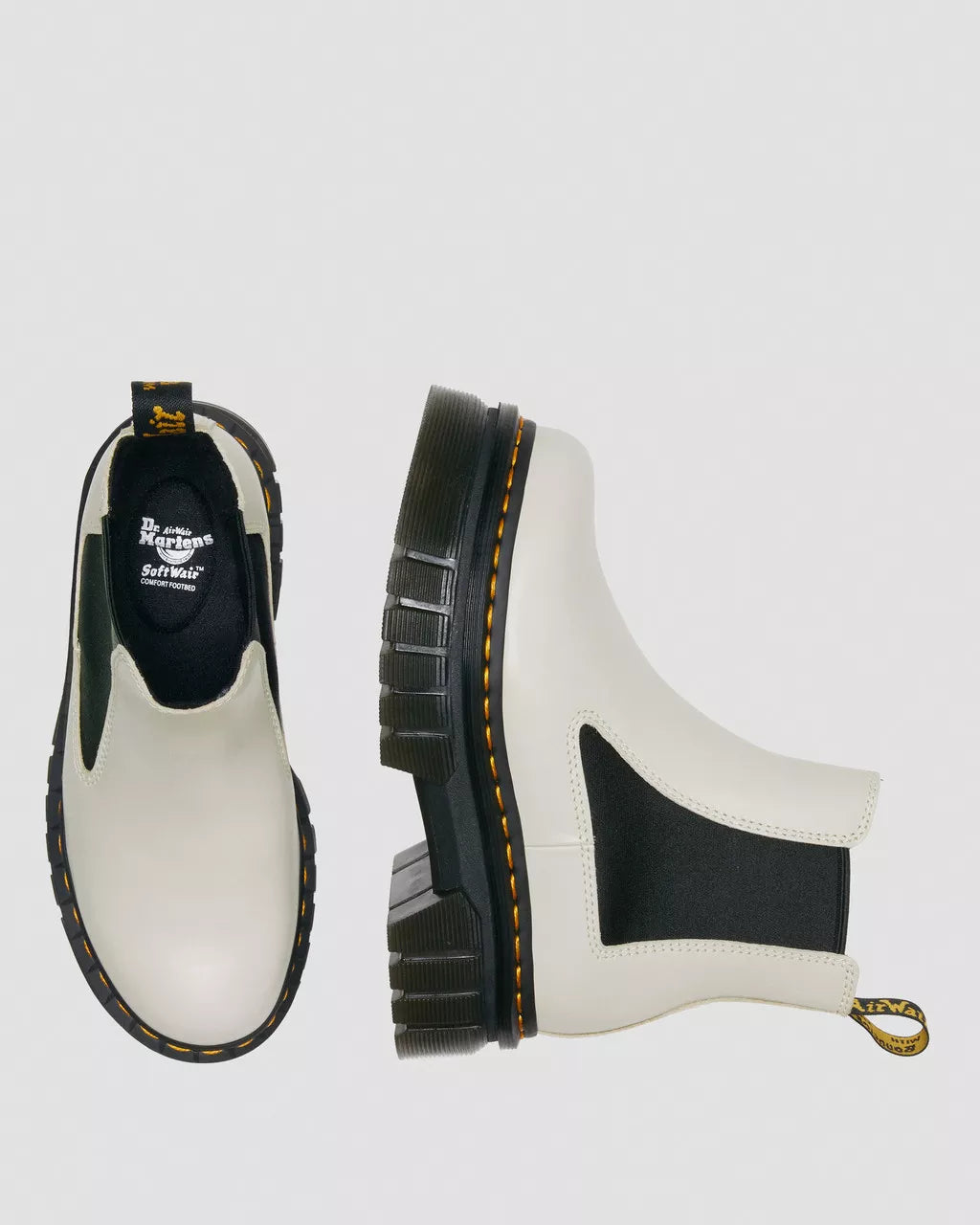 DR MARTENS Audrick Nappa Lux Leather Platform Chelsea Boots