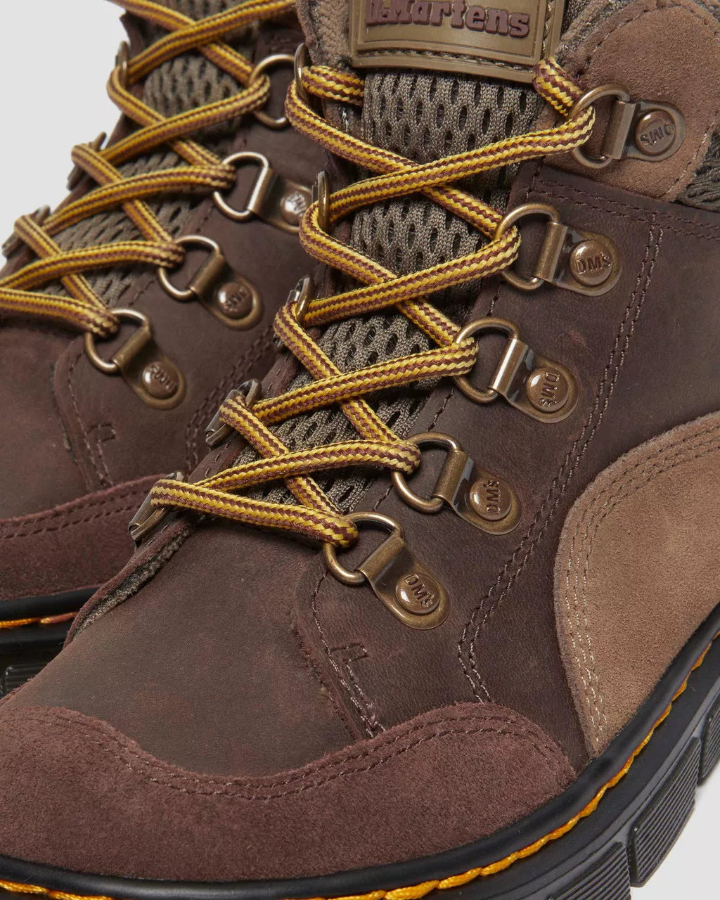 DR MARTENS Junior Raffe Leather &amp; Suede Boots