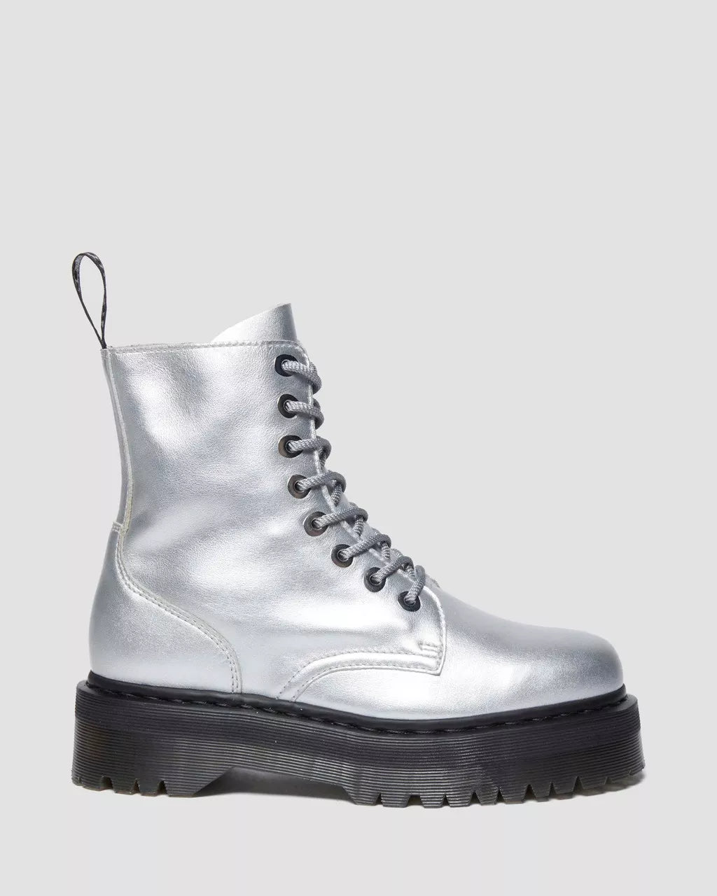 DR MARTENS Jadon Metallic Leather Platform Boots