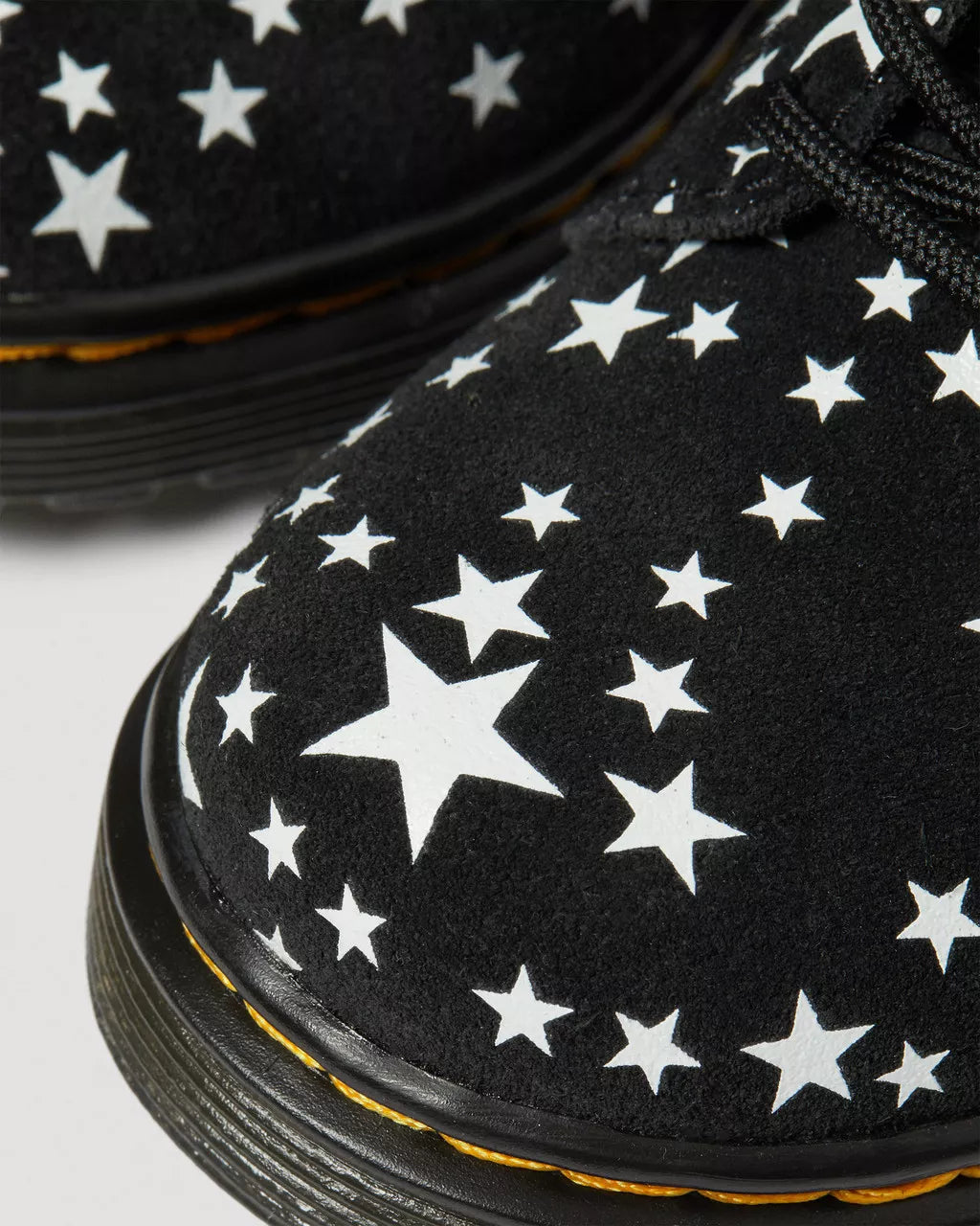 DR MARTENS Toddler 1460 Pascal Star Suede Lace Up Boots