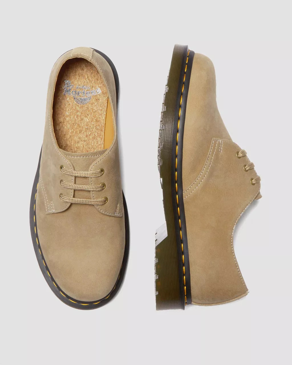 DR MARTENS 1461 Tumbled Nubuck Leather Oxford Shoes