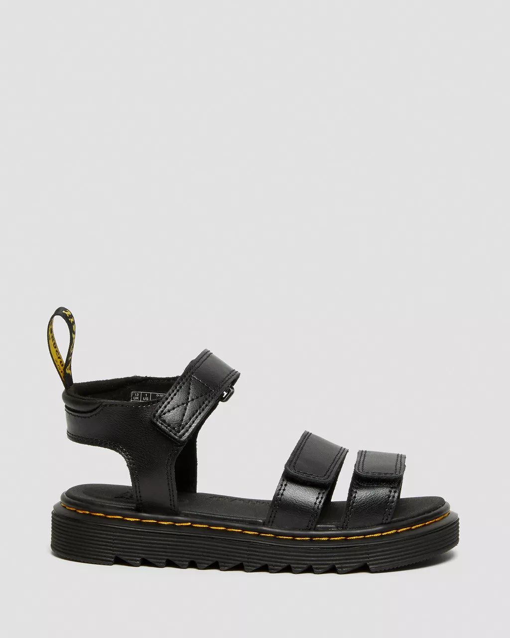 DR MARTENS Junior Klaire Leather Strap Sandals