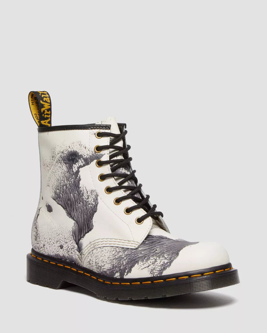 DR MARTENS 1460 Tate Decalcomania Leather Boots