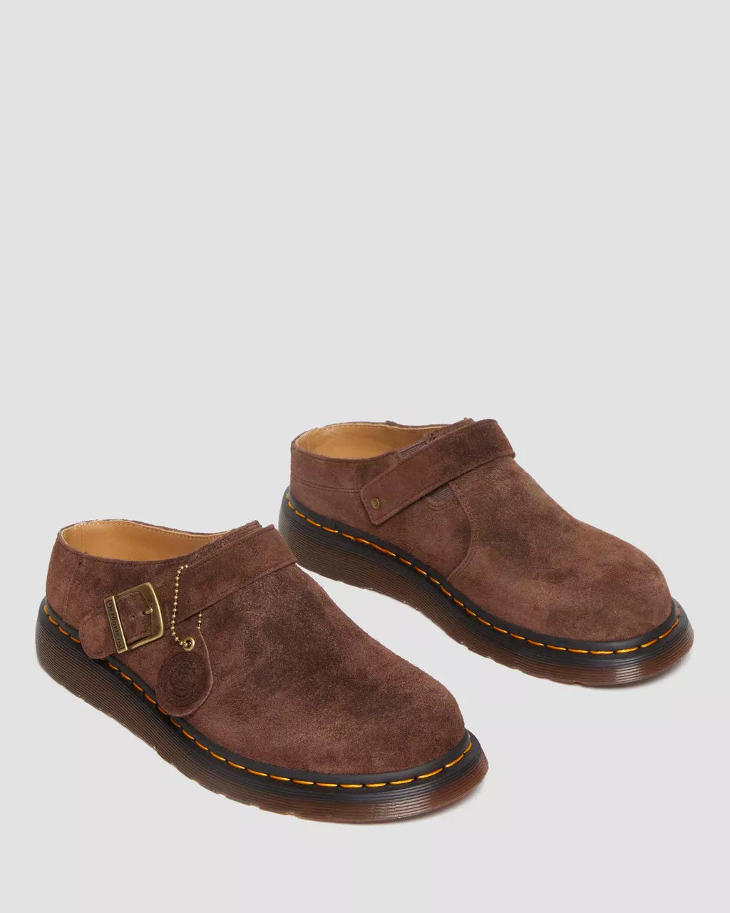 DR MARTENS Isham Desert Oasis Suede Mules