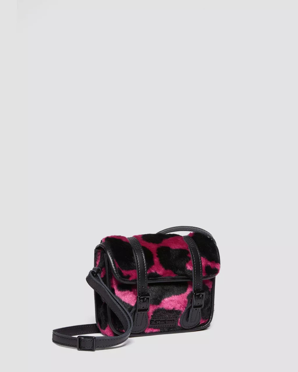 DR MARTENS 7 Inch Hair-On Cow Print Crossbody Bag