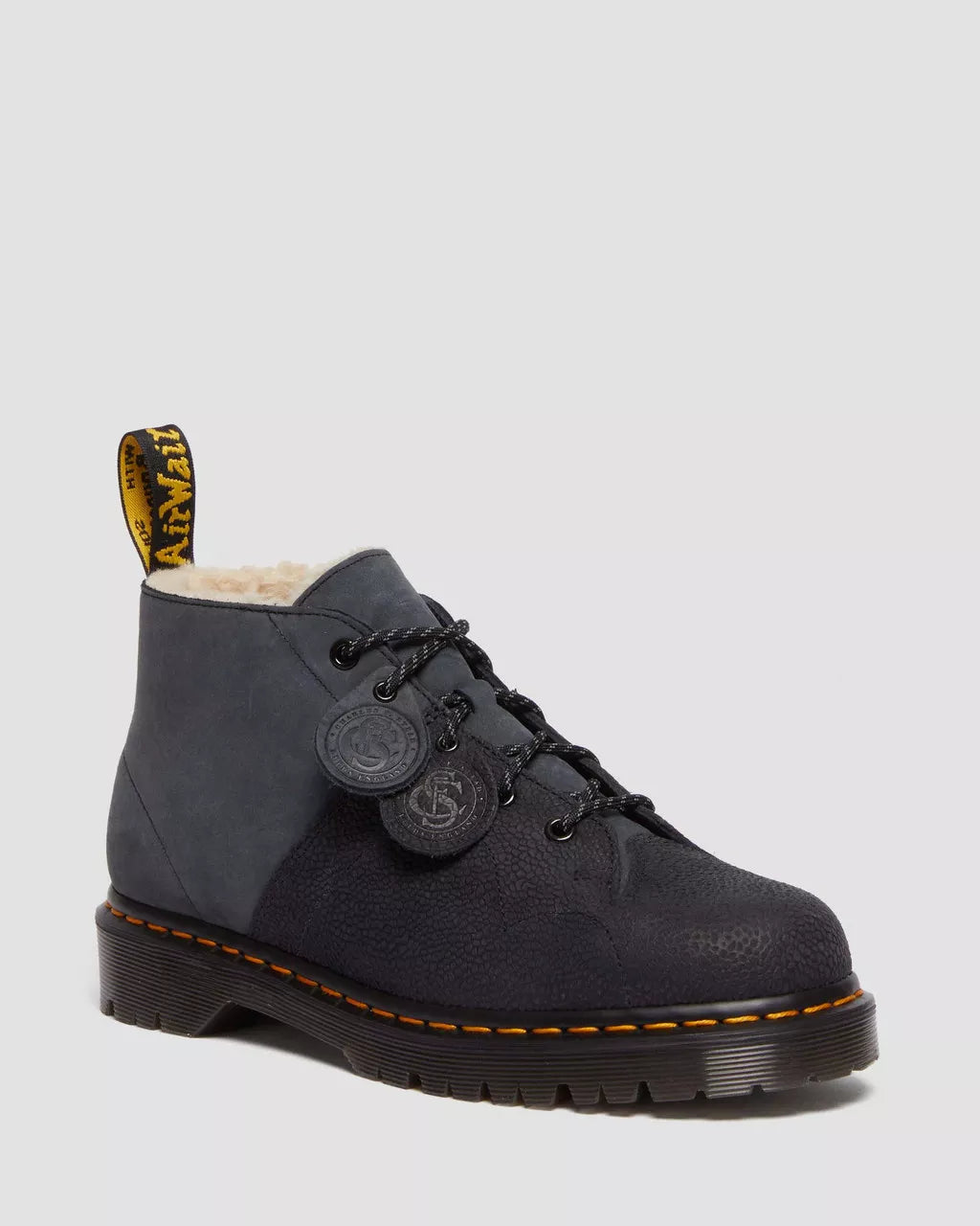 DR MARTENS Church Nubuck Leather Ankle Boots