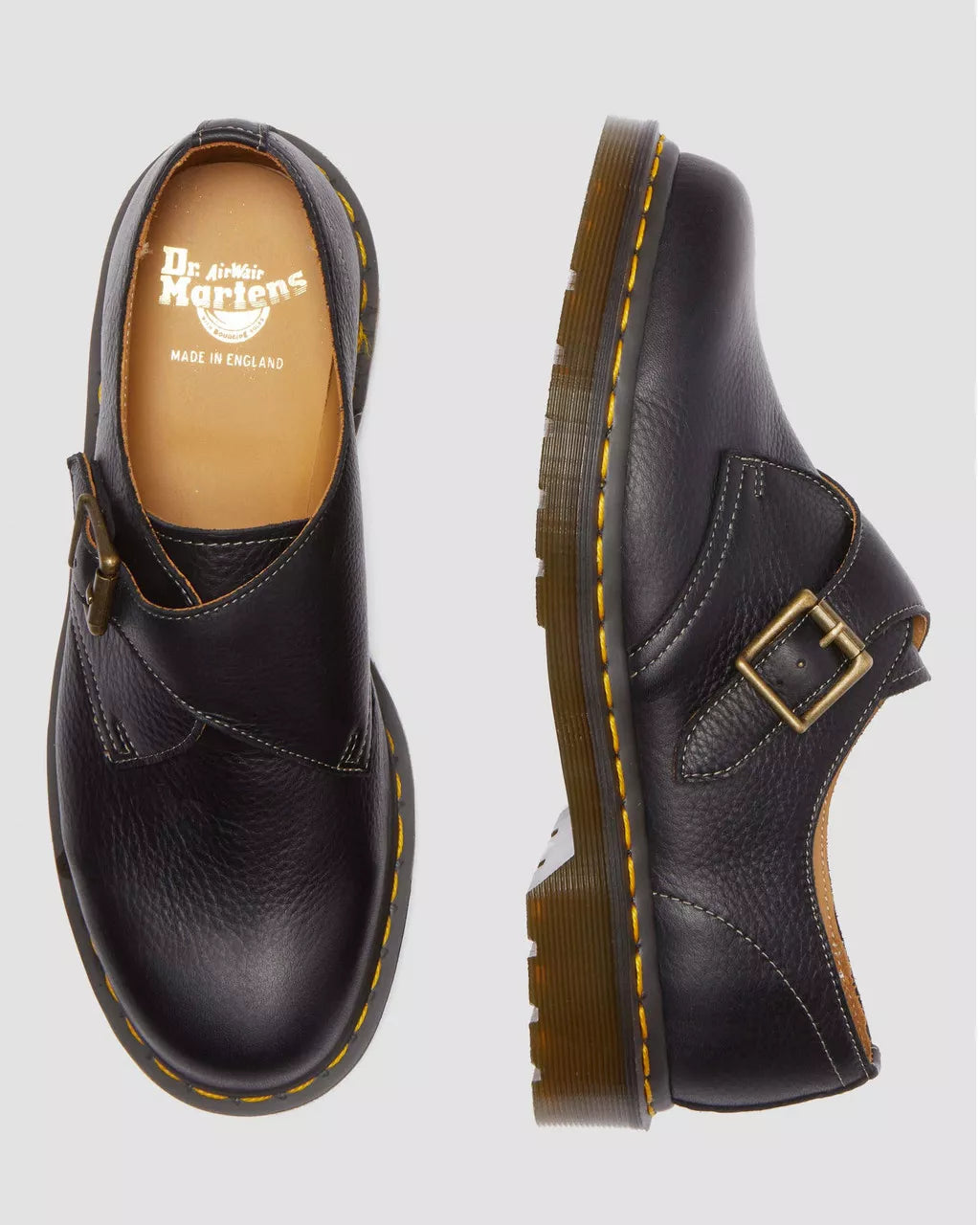 1461 Monk Buckle Leather Shoes