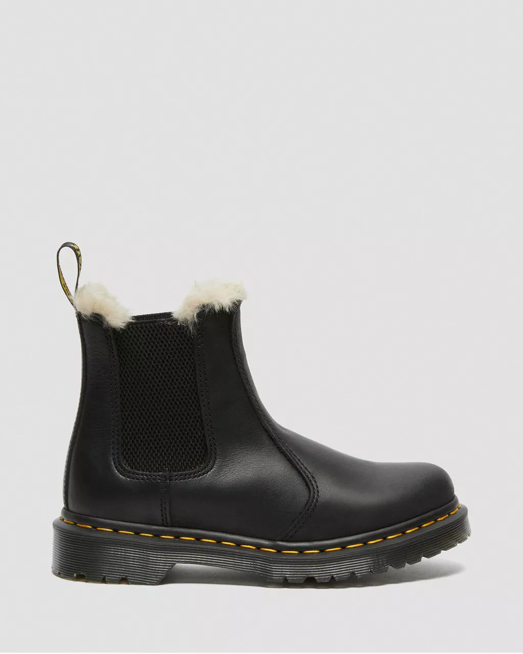 2976 Leonore Faux Fur Lined Burnished Chelsea Boots