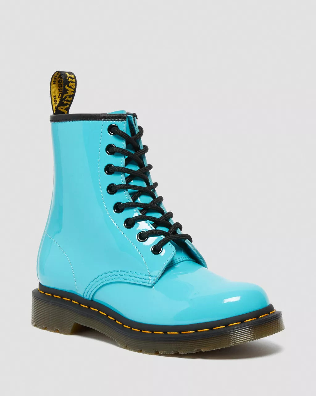 DR MARTENS 1460 Patent Leather Lace Up Boots