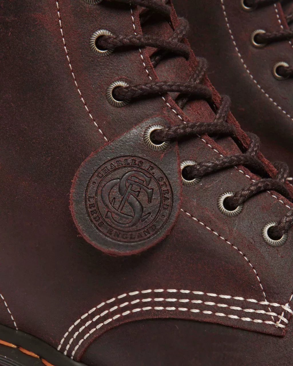 1460 Wax Commander Leather Lace Up Boots