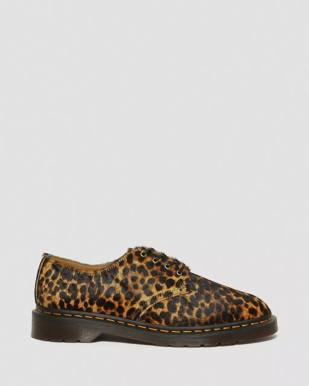 DR MARTENS Smiths Hair On Leopard Print Shoes