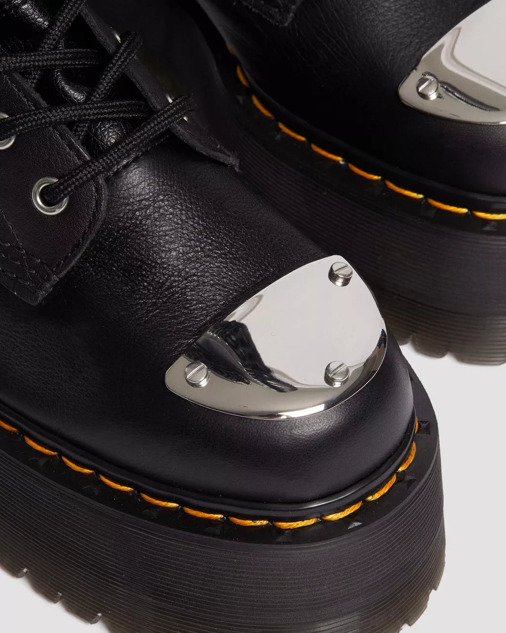 DR MARTENS 28-Eye XTRM Max Virginia Leather Knee High Platform Boots