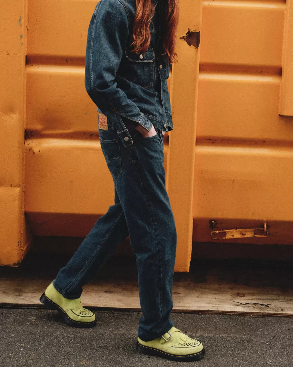 DR MARTENS Ramsey Suede Kiltie Buckle Creepers