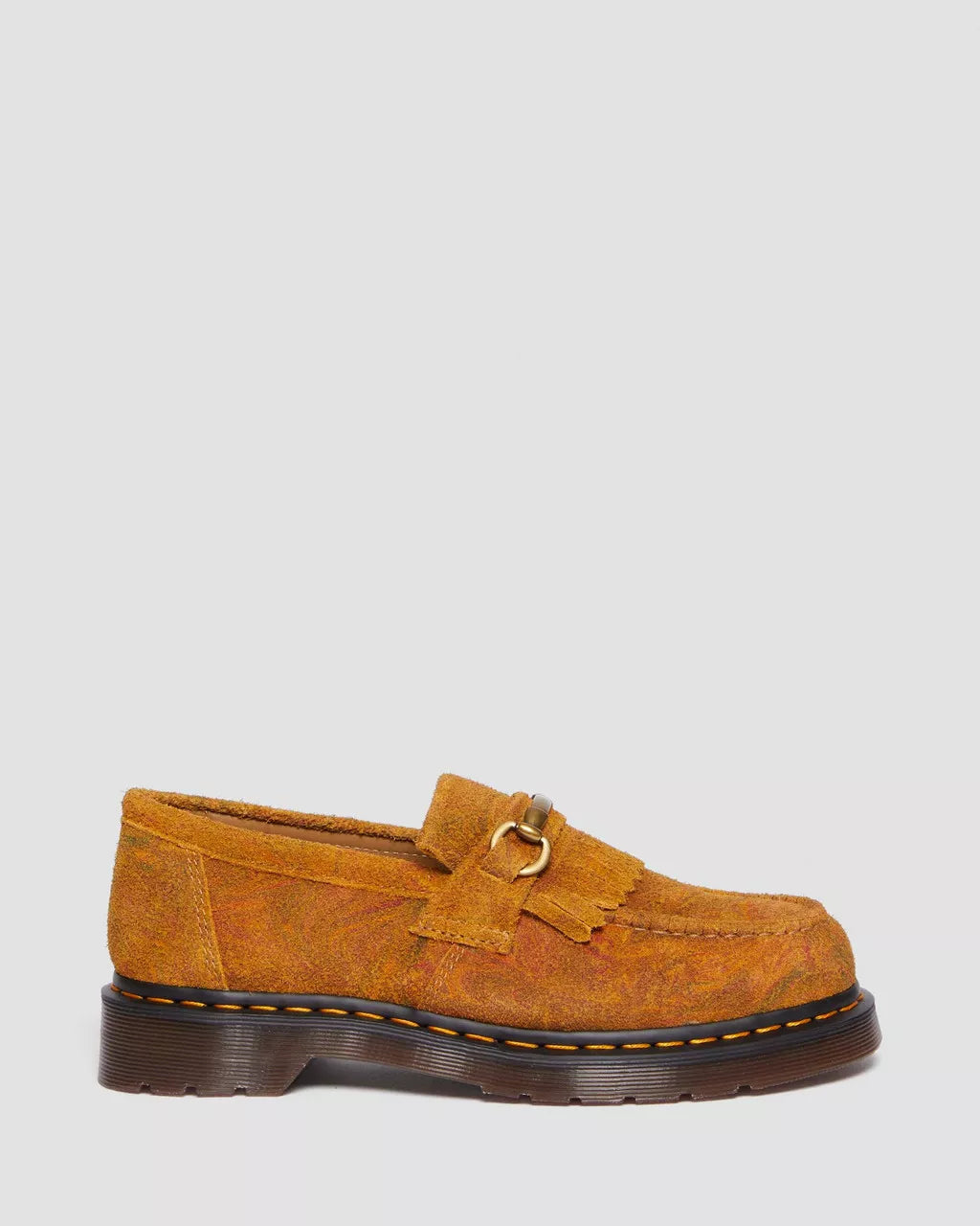 DR MARTENS Adrian Snaffle Marbled Suede Loafers