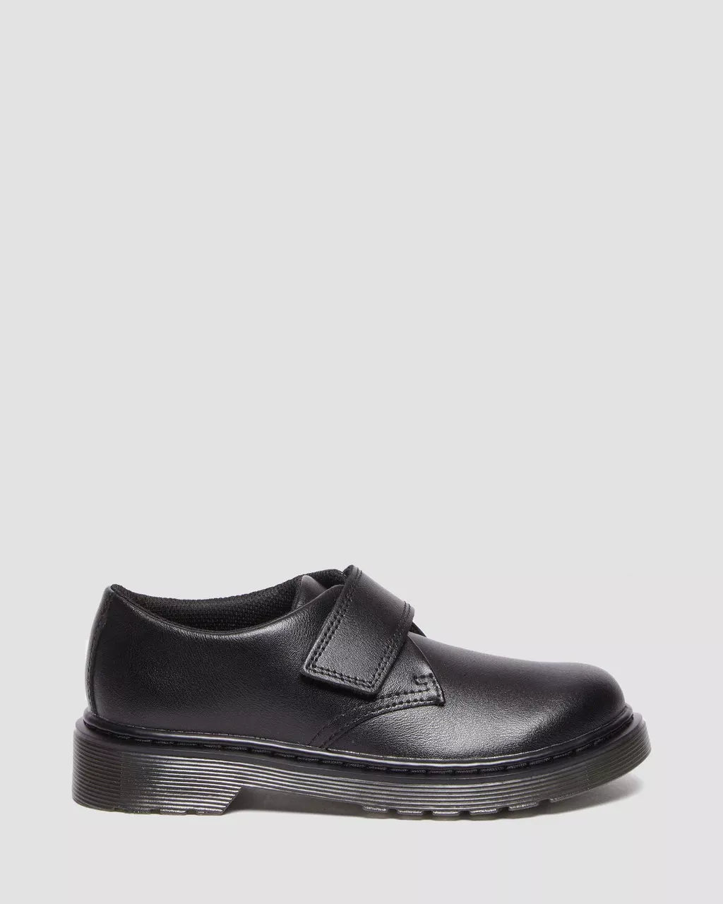DR MARTENS Junior Kamron Leather Strap Velcro Oxford Shoes