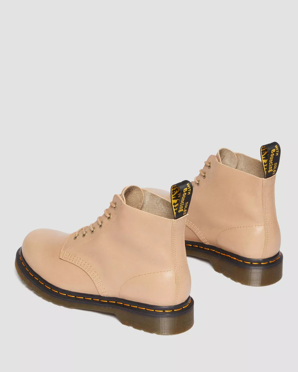 DR MARTENS 101 Unbound Carrara Leather Ankle Boots