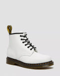 DR MARTENS 101 Yellow Stitch Smooth Leather Ankle Boots