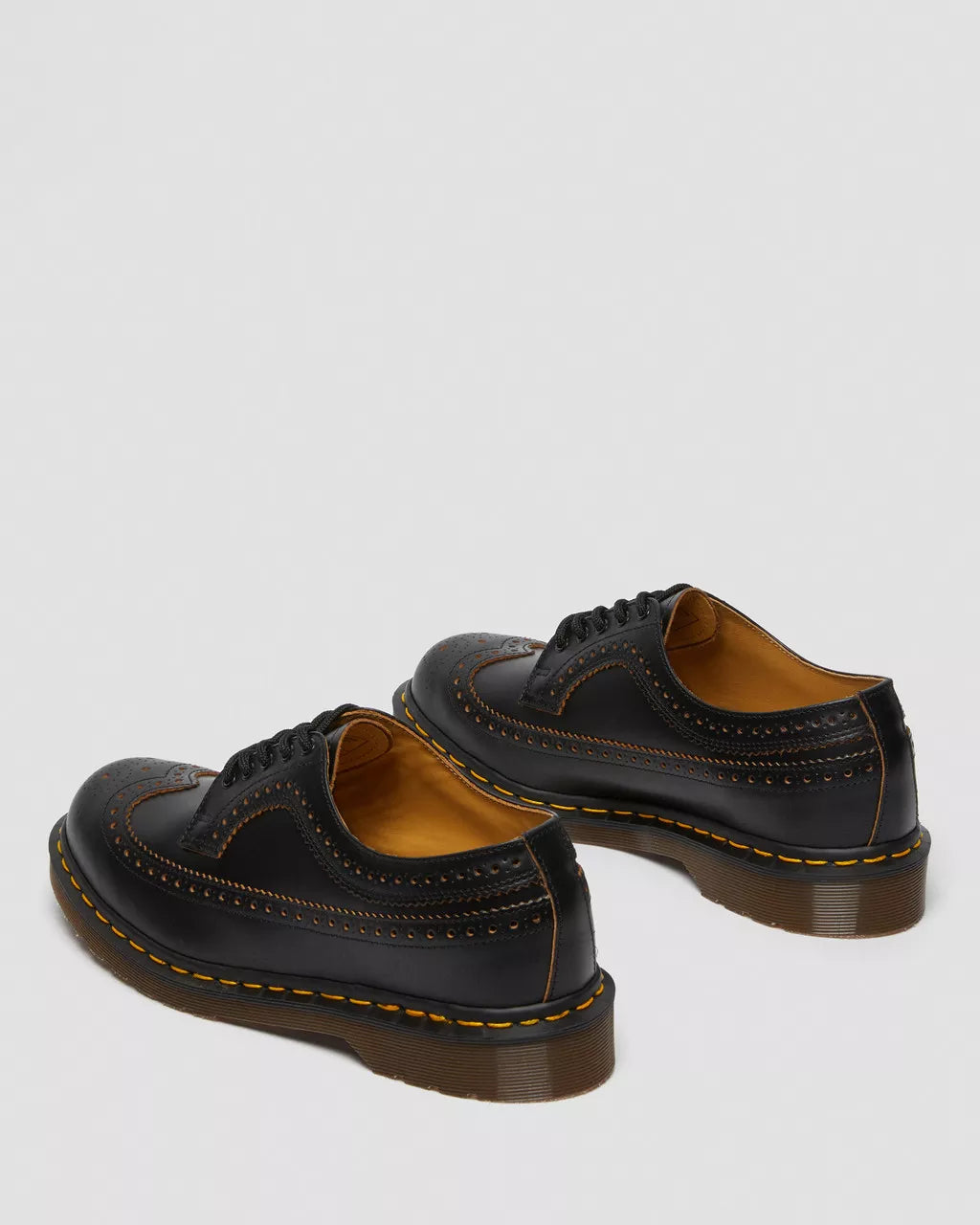 Vintage 3989 Quilon Leather Brogue Shoes