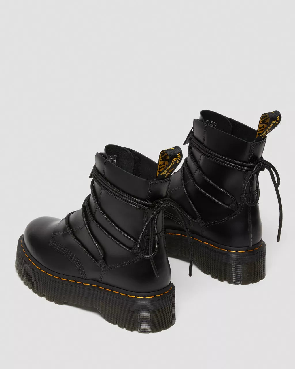 DR MARTENS Jarrick II Laced Leather Platform Boots