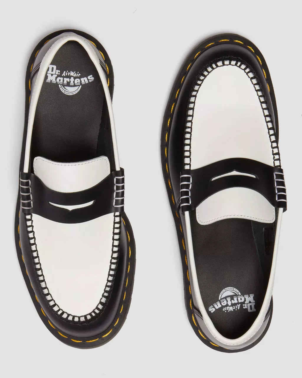 Penton Two-Tone Smooth Leather Loafers