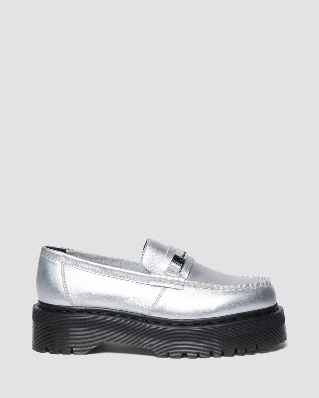 DR MARTENS Penton II Quad Metallic Leather Loafers