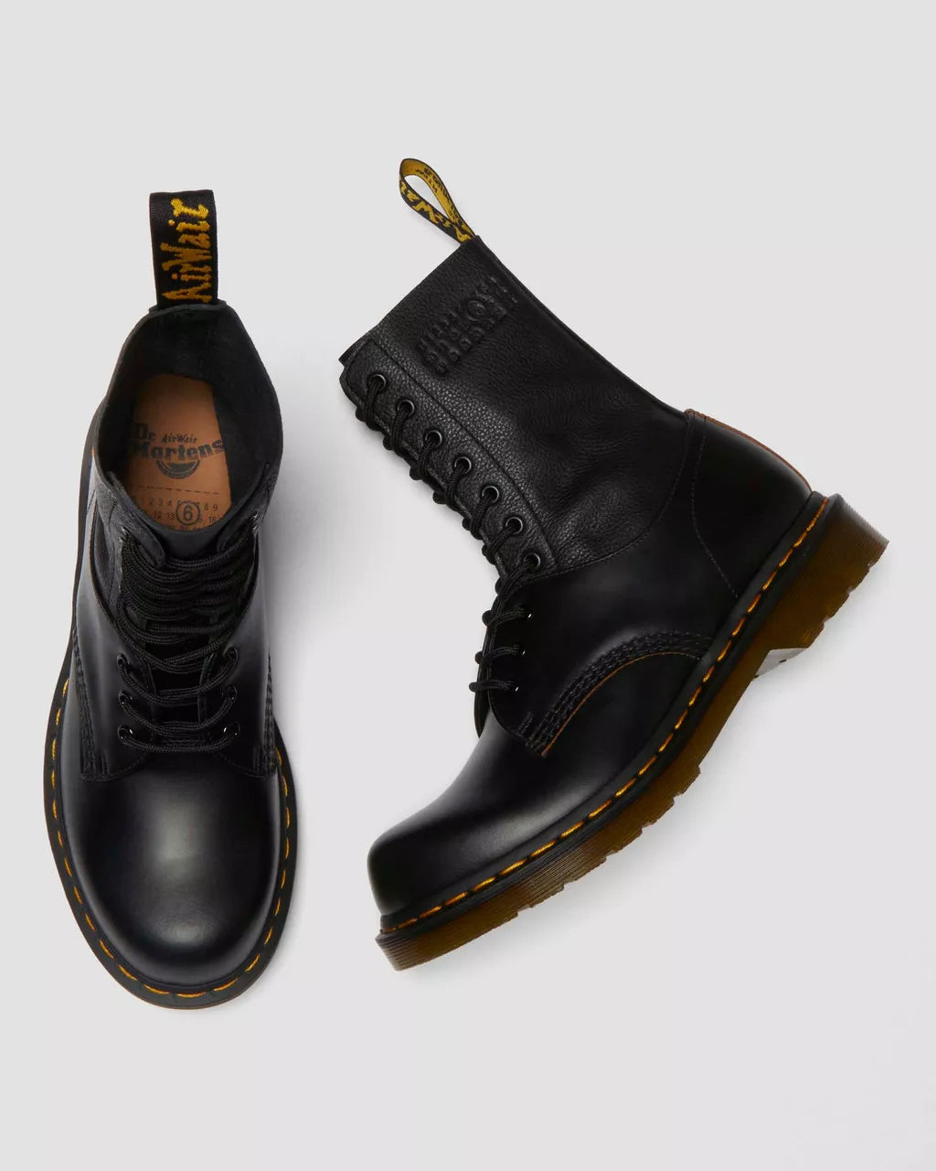 DR MARTENS 1490 / 1461 MM6 Leather Lace Up Boots