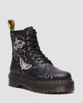 JADON CELESTIAL MOTH EMBROIDERED PLATFORM BOOTS