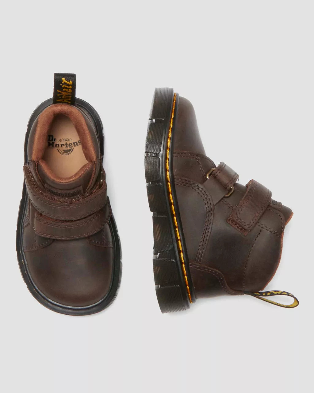 DR MARTENS Toddler Raffe Easy-On Leather Boots