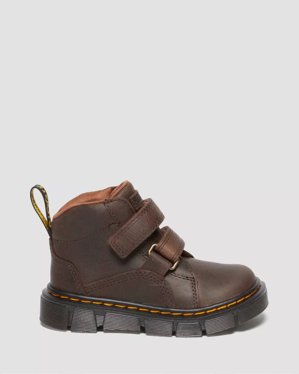 DR MARTENS Toddler Raffe Easy-On Leather Boots