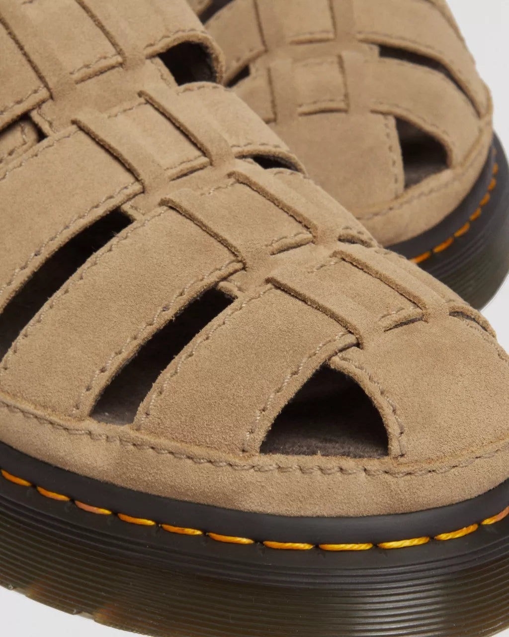 DR MARTENS Wrenlie Bronx Suede Fisherman Sandals
